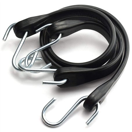 HJ Garden Lot de 2 sangles d'arrimage en caoutchouc de 53