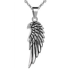Feilok Pendentif en acier inoxydable ailes d’aigle