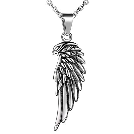Feilok Pendentif en acier inoxydable ailes d’aigle