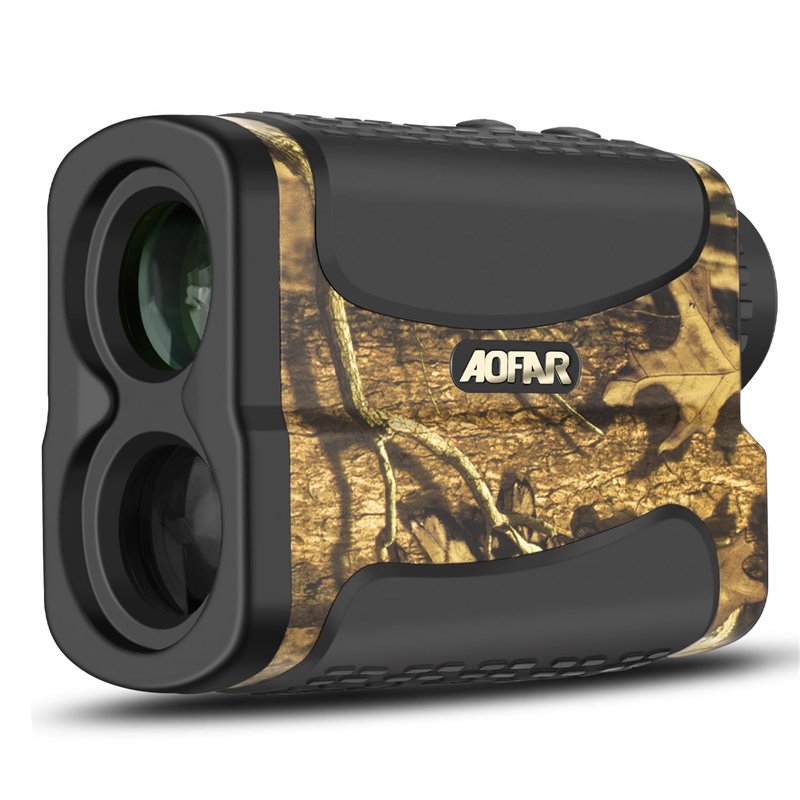 AOFAR HX-700N Télémètre Chasse/Golf 700 Yards, Précision ±1m, 6X Grossissement, Mode Portée et Vitesse,Batterie Gratuite, Sac à