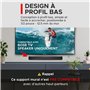 Kit Complet pour TV Speaker Mural Compatible avec Les Bose TV Speaker, Tout Le matériel de Montage est Inclus, Design réalisé au