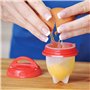 12 pièces chaudière à oeufs chaudière à oeufs ensemble de chaudière à oeufs en silicone sans coquille coquetier oeuf à la coque 