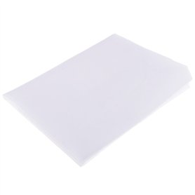 Fenteer Toile Thermocollant Blanc entoilage Coton Rigide pour Renfort Sac au Metre Largeur 100 cm - 2 mètres