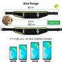 Réglable Hip Pack Sac de Gym Mixte Adulte,Femme Homme Banane de Sport Etanche Sacoche Ceinture de Course Sac Pochette Running Be