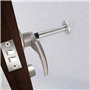 JaneYi (2 Pièces) Butées de Porte Arrêt de Porte en Inox Ø49x120mm Lourd Devoir Mur Butoir de Porte avec Amortisseur de Bruit Ca
