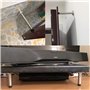 JaneYi (2 Pièces) Butées de Porte Arrêt de Porte en Inox Ø49x120mm Lourd Devoir Mur Butoir de Porte avec Amortisseur de Bruit Ca