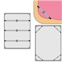SPTwj 10pcs Sangles Draps de Lit, Tendeur Drap Housse Élastique, Réglable Drap de Lit Attaches pour draps Matelas Canapé, etc -B