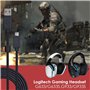 gozahad Câble de rechange de 2 m pour casque Logitech G633/G933, fonctionne également pour Logitech Artemis Spectrum G633S/G933S