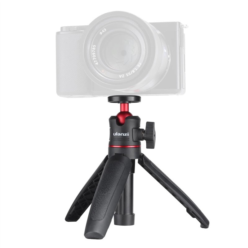 Trépied Compact ULANZI MT-08 Trépied de Voyage Portable Mini trépied avec vis 1/4'', Petit trépied Compatible avec Sony ZV1/ RX1