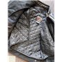 Bikers Gear UK veste de Moto couleur Black & Oxblood en cuir travaille Blouson modèle Café Racer Hybrid avec Protection approuvé