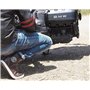 Bikers Gear UK veste de Moto couleur Black & Oxblood en cuir travaille Blouson modèle Café Racer Hybrid avec Protection approuvé