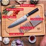 KOTAI Couteau de cuisine KOTAI GYUTO Lame 20cm KT-SG-001H