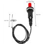 XAVSWRDE 2 PCS Boutons d'Allumage Piézo en Plastique Allumages Piézo Electriques Briquets à Bouton-Poussoir avec Aiguille d'Allu
