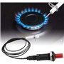 XAVSWRDE 2 PCS Boutons d'Allumage Piézo en Plastique Allumages Piézo Electriques Briquets à Bouton-Poussoir avec Aiguille d'Allu