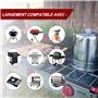 XAVSWRDE 2 PCS Boutons d'Allumage Piézo en Plastique Allumages Piézo Electriques Briquets à Bouton-Poussoir avec Aiguille d'Allu