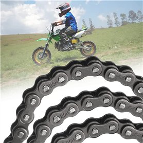 XAVSWRDE Chaîne de pignon 25H 158 maillons pour mini moto 47 cc 49 cc 2 temps Mini Moto Dirt ATV Quad 4 roues