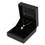 B.Catcher Collier en Argent 925 Pendentif incrusté avec Perle Perle d’Eau Douce Saint-Valentin Cadeau Parfait
