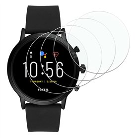 KELOLIN (4 Pièces) HDVerre Trempé pour Fossil Gen 5 (2020) / Fossil Gen 6 (2021)
