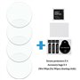 KELOLIN (4 Pièces) HDVerre Trempé pour Fossil Gen 5 (2020) / Fossil Gen 6 (2021), 9H Dureté, Anti-Rayures, HD Protection Ecran V