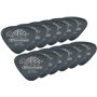 Dunlop médiators Pitch Black Standard Tortex 073 (12 pièces)