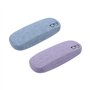Sixfolo 2 Pièces Étuis à Lunettes Toile de Lin Etui Lunettes Rigide pour Femme Homme Enfant Aîné Lunettes Boîte de Protection