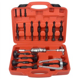 DAYUAN 16 Pieces Kit Extracteur de Roulement Intérieur 6-59 mm Outil d'Extraction de Roulement avec Marteau Coulissant avec 3 Ad