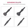 DAYUAN 16 Pieces Kit Extracteur de Roulement Intérieur 6-59 mm Outil d'Extraction de Roulement avec Marteau Coulissant avec 3 Ad