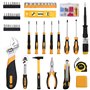 DEKO Coffre à Outils 138 Pièces, Boîte à Outils Complete Bricolage Mecanique, Ensemble d'outils de Réparations Quotidiennes avec