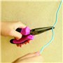 DEKO Kit d'outils ménagers rose 71 pièces, ensemble d'outils portables pour femme avec pochette de transport facile, parfait pou