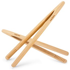 Pinces à toast classiques réutilisables en bambou – Pince de cuisson en bois