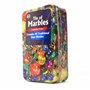 Tobar - 15237 - Boîte métalique décorée avec 60 billes assorties, Modèles et Couleurs Assortis