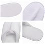 Bkrdty Hôtel des Chaussons 6 paires Pantoufles Jetables Polaire Corail Moelleux de Taille Générale Chausson Spa Fermé Lavables e