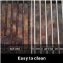 Onlyfire remplacement pour barbecue Grilles de cuisson en acier inoxydable pour Tepro Toronto, Schwarz Modèle Grilles, Lot de 2