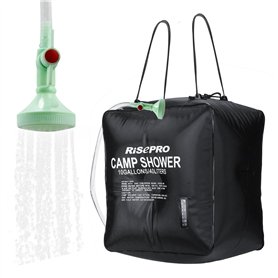 Sac de douche solaire 40 litres camping