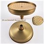 ESOP Colonne de Douche Rétro avec Mitigeur, Système de Douche Laiton Antique Ensemble de Douche Montage Mural Set de Douche avec