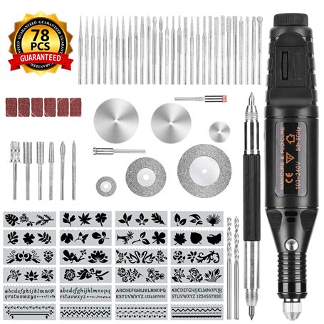 Winload Trousse à Outils de Gravure de 78 Pièces