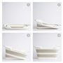 BRAMBLE XXL Panier à Linge Pliable, Corbeille à Linge en Plastique (60x40x27,5cm) - Solide, Pratique & Gain de Place pour Maison