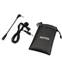 AGPTEK Microphone pour PC 3.5mm Jack Audio, 2m Mini Micro Cravate Condensateur Omnidirectionnel avec 2 Transformations pour Entr