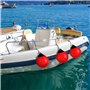 X-Haibei Paire d'amarrage Bouée Bateau Gonflable Fender Bouée Bumper Boule Dia. 29 cm H 35,1 cm