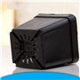 50 PCS carrés de Plants Pots de Plantes succulentes en Plastique Panier de Plantes de Fleurs pour Jardin 6x6x6.5cm (Noir)