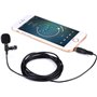Gyvazla Micro Cravate pour Téléphone, 3.5mm Audio Jack Omnidirectionnel Microphone Condensateur Tie Clip on pour Youtube/Intervi