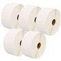 5 Compatibles Rouleaux 52mm x 38mm Étiquettes thermique pour Zebra GK420d GK420t GC420d GX420d GX420t GC420t GX430t GT800 LP2844