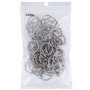 Lictin 60 PCS Porte-clés de 25 mm avec Chaîne, Anneaux de Porte clé en Acier, Attache Porte Clef Homme/Femme pour Bricolage et D