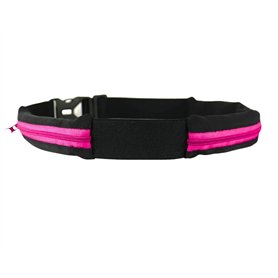 Ceinture BOA L'Original Rose Taille L-XXL - 2 Poches Ultra Extensibles - Sport