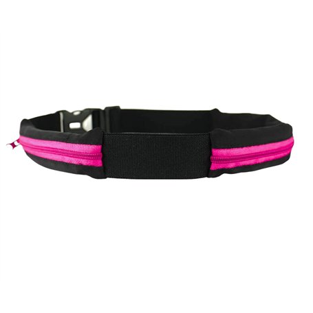 Ceinture BOA L'Original Rose Taille L-XXL - 2 Poches Ultra Extensibles - Sport