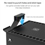 Housse Anti-poussière pour Manette Xbox Series X - Accessoires de Jeu 2 en 1 avec Couvercle de Filtre à poussière Compatible ave