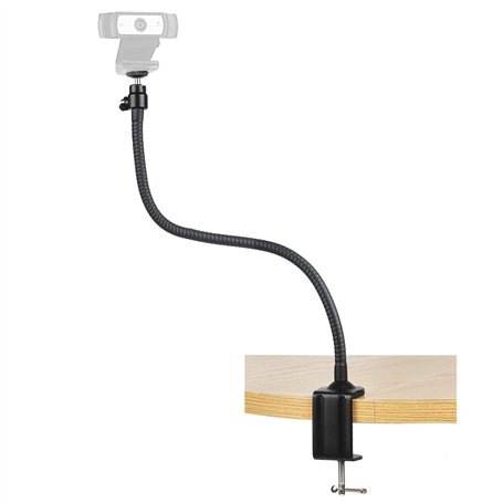 AYIZON Support de Webcam - Support de Bureau à Pince de Bras de 64 cm pour Logitech C920s C920 C930e C922x C930 C922 C925e C615