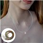 10 Pcs Cordon Collier 60 Cm 1.5 Mm pour Hommes Femmes, Cordon De Collier en Coton Ciré avec Fermoir pour Fabrication De Bijoux, 