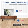 Yiany Câble HDMI vers RCA, 1080P HDMI mâle vers 3 RCA Audio Vidéo Câble Adaptateur convertisseur de Composants AV pour TV HDTV D