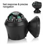 Compas de Navigation LED,Compas de Voiture,Boussole numérique électronique de Vision Nocturne,Boussole Professionnelle Multifonc